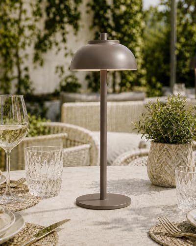 Cordless Table Lamps Rechargeable, Battery Operated Table Light Brown 2Pack - color: Brown-Set of 2