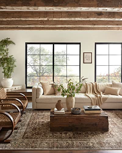Loloi Magnolia Home Sinclair Rust/Lagoon 2'-0" x 5'-0" Accent Rug - color: Rust / Lagoon, size: 2' x 5' (Rectangular)