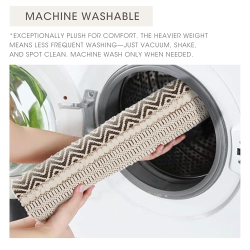 INK+IVY Asher Non-Slip Bath Rug Absorbent Quick Dry, 20 x 32, Black - color: Black, size: 1'8" x 2'8" (Rectangular)