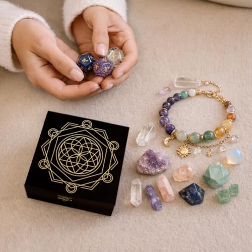 arricraft Small Wooden Keepsake Storage Box, Geometry Array Pattern
