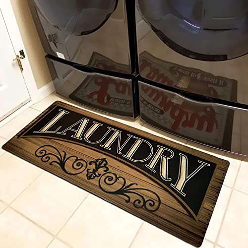 UKELER Non Slip Laundry Room Rug and Mats Durable and Waterproof Laundry Room Runner Rug Floor Mat, 48''×20'' - color: C, size: 48×20 in