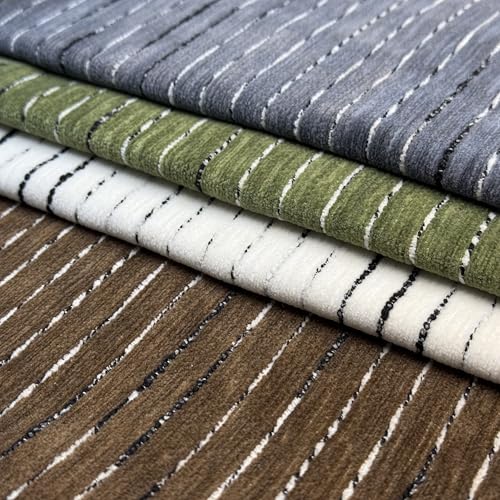 NUYECY Soft Chenille Decorative Large Pillow Covers 26x26 Set of 2,Brown Neutral Couch Pillow Covers Striped Textured Farmhouse Pillowcases for Modern Home Decor Bed Sofa Living Room Bedroom - color: Chocolate Brown, size: 26" x 26" (Pack of 2)