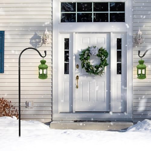 Urban Deco 4 Pack Heavy Duty Shepherds Hook, 37 Inch Tall Plant Hooks,Adjustable Height Garden Stakes & Plant Hooks, Ideal for Garden, Wedding & Outdoor Plant Hanging - size: 37Inch 4PK