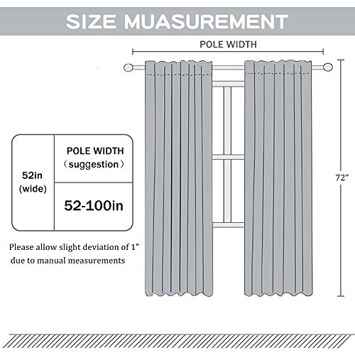 DUALIFE White Sheer Curtains 72 Inch Length,Linen Look Semi Sheer Curtain Drapes for Living Room Bedroom Nursery Kitchen Bathroom,Privacy Voile Window Treatment Panels,White,52 x 72 Inches,Set of 2 - color: White, size: 52"W x 72"L (Pack of 2)