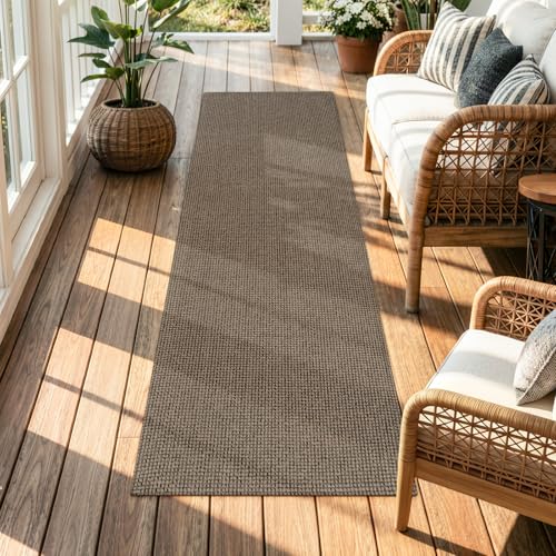 Uphome Kitchen Runner Rug, 2x6 Washable Boho Rug Runners for Hallways Non Slip, 6ft Low Pile Woven Cotton Modern Carpet Runners, Stain Resistant Bedroom Runner Rug for Hallway Entryway, Black/Natural - color: Black/Natural, size: 2' x 6' (Rectangular)
