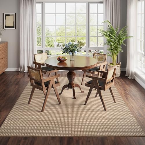 YDKGL Washable Area Rugs 5x7 ft Non Slip Area Rug for Living Room Brown - color: A- Brown, size: 5' x 7'