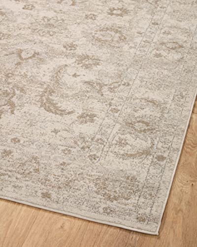 Loloi Odette Ivory/Beige 5'-3" x 7'-9" Area Rug