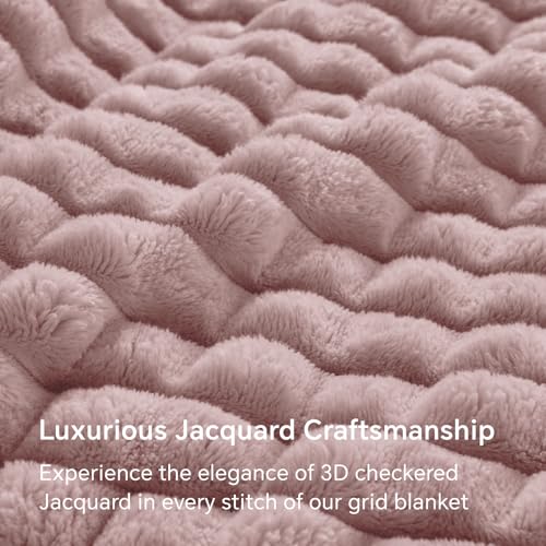 BEDELITE Berry Purple Fleece Throw Blanket for Couch, 50x60 Inches - color: Berry Pulple, size: Throw(50"x60")