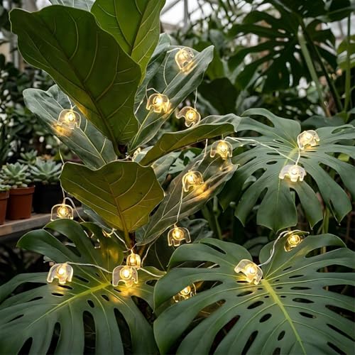 Elephant String Lights 30LED 10FT - Battery Operated Animal Fairy Lights for Nursery, Baby Shower, Bedroom & Safari Theme Party Decor, Warm White - color: Elephant