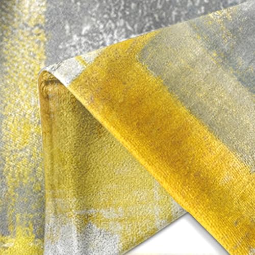 Britimes Throw Pillow Covers Set of 2, 16 x 16 Inch, Yellow Grey - color: Yellow Grey, size: 16" x 16" (Pack of 2)