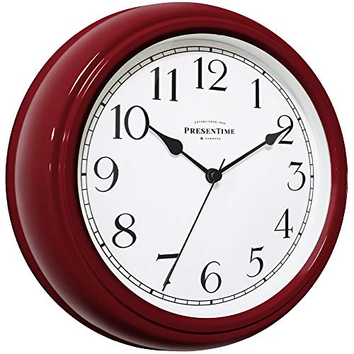 Presentime Chic Home Collection 10" Molly Clock - color: Red