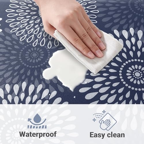 Kitchen Mat Water-Resistant Kitchen Rugs Cushioned Anti-Fatigue Floor Mat - color: Blue, size: 39"L x 17.3"W x 0.5"Th