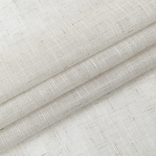 Vision Home Natural Pinch Pleated Sheer Curtains 40Wx95L 2 Panels - color: Natural, size: 40"W x 95"L (Pack of 2)