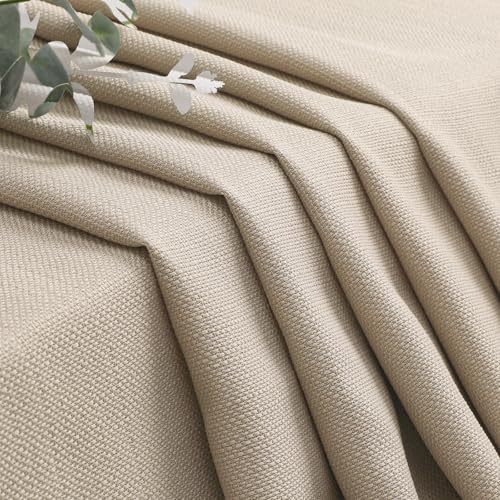 Linen Cafe Curtains for Bedroom 45 Inch Length 2 Panels Set - color: Linen, size: 30"W x 45"L (Pack of 2)
