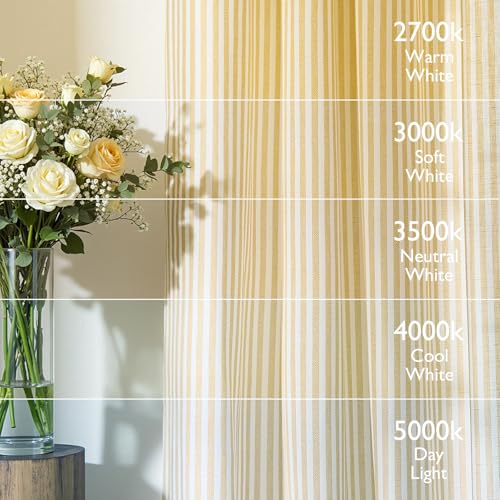 Vangao Linen Striped Curtains for Living Room Bedroom Farmhouse - color: Boxter Striped| Mustard on Off White, size: 50"W x 63"L (Pack of 2)