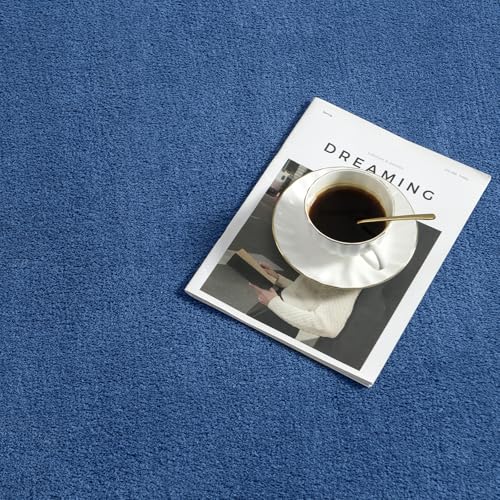 Amearea Modern Washable Runner Rugs, 2x4 Feet Blue Bedroom Runner Rug - color: Blue, size: 2' x 4' (Runner)