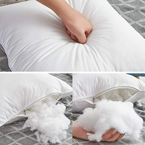 Leeden 26x26 Throw Pillow Inserts Set of 2, Fluffy Euro Pillows - size: 26x26 Inch