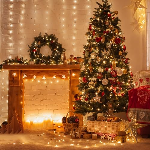 Lakumu Fairy Lights, 7FT 20 LED Battery Operated Silver Wire String Lights - color: Warm White, size: 12-Pack
