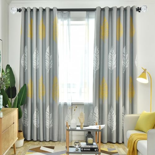 Black Double Curtain Rod 48-84 Inch Heavy Duty Foil Resin Finial - color: Matte Black, size: 48-84"