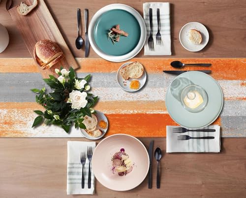 ArtSocket Table Runner and Placemats Set of 6, Abstract - color: Abstract Orange
