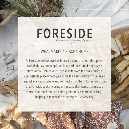 Foreside Home and Garden Linked Chain Accent Natural Wood by Foreside Home & Garden