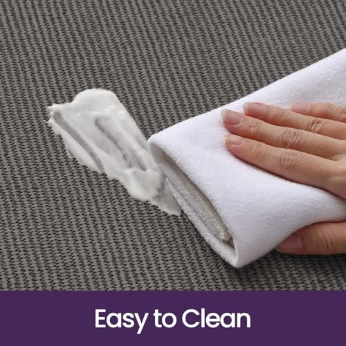 DEXI Anti Fatigue Kitchen Mat Cushioned, 20x47 Waterproof Runner Rug, Grey - color: Grey, size: 47"L x 20"W x 0.9"Th