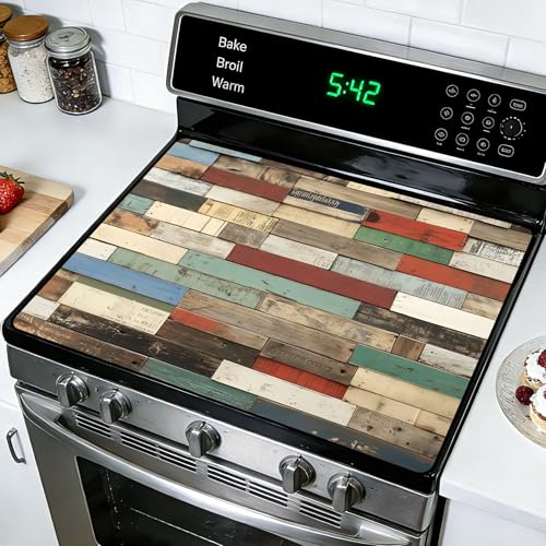 Versatile Stove Guard Mat for Electric Stoves - All-in-One Heat-Resistant Protector Mat, Non-Slip Kitchen Counter Mat 28''x20'' - color: G254392