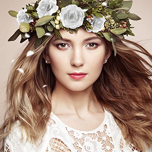 Yunlly 100 Pcs Artificial Flower for Wedding, Silver - color: Silver