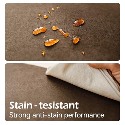 a moment Waterproof Throw Pillow Covers Set of 4,24x24 Inch Outdoor Stain Resistant Pet Friendly Pillowcases Cushion Covers for Patio Sofa and Living Room,Bare Earth - color: Bare Earth, size: 24" x 24" (Pack of 4)