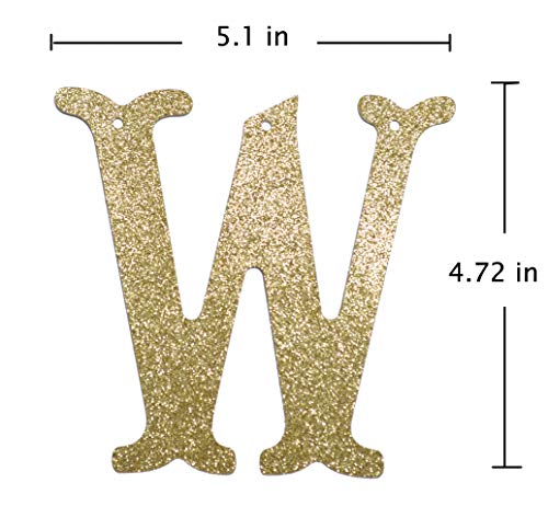 Qttier We Still Do Banner, Gold Glitter - color: Gold