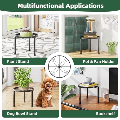 Simple Trending Plant Stand Indoor Outdoor, 5 Pack Metal Plant Shelf