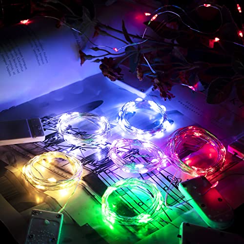 Brightown 12 Pack Christmas Blue Fairy Lights Battery Operated - color: Blue, size: 12 PC