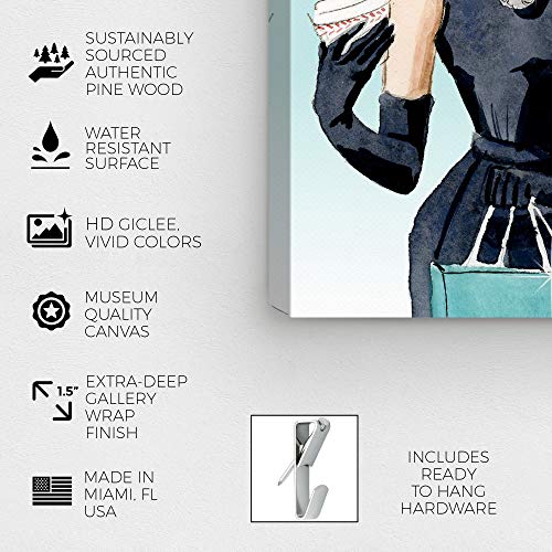 The Oliver Gal Artist Co. Abstract Wall Art Canvas - size: 24"L x 16"W, style: Canvas Print