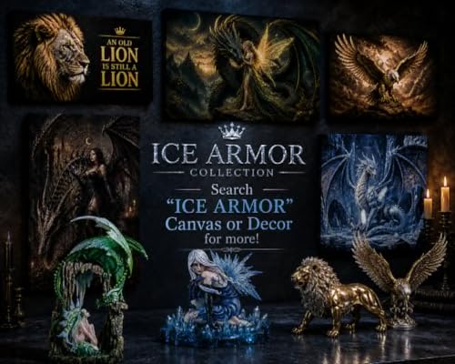 ICE ARMOR 6" H Eagle Statue Wild Animal Decoration Figurine Office Desk/Home/Living Room/Table Decor, Perfect House Warming Gifts for New Home