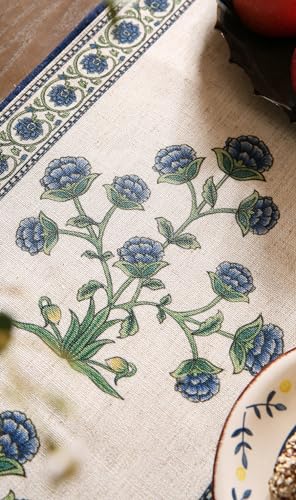 Patdrea Designer Elegant French Linen Table Runner,12"X118"-Ivar B - color: Ivar B Linen, size: 12"*118"