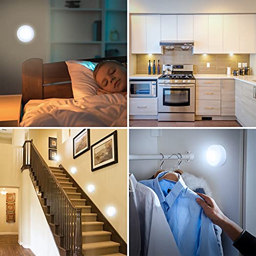 EverBrite 3-Pack Tap Lights, LED Puck Lights with Remote Control