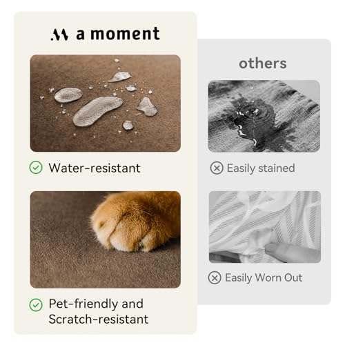 a moment Waterproof Throw Pillow Covers Set of 4,26x26 Inch Outdoor Stain Resistant Pet Friendly Pillowcases Cushion Covers for Patio Sofa and Living Room,Bare Earth - color: Bare Earth, size: 26" x 26" (Pack of 4)