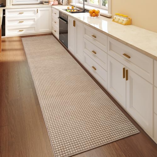 YDKGL Hallway Runner Rug Extra Long Kitchen Runner Washable Brown 2x8 ft - color: A- Brown, size: 2' x 8'