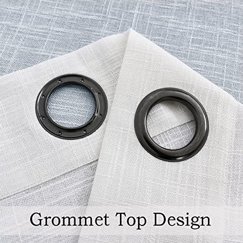 Central Park Ombre Semi Sheer Curtain, Cream White to Indigo, 40" Wx84 Lx2 - color: Indigo Blue, size: 40"W x 84"L (Pack of 2)