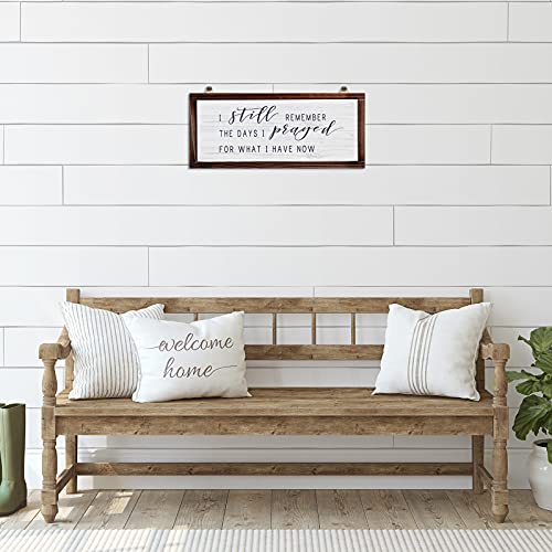 Jetec I Still Remember The Days I Prayed Rustic Wood Sign