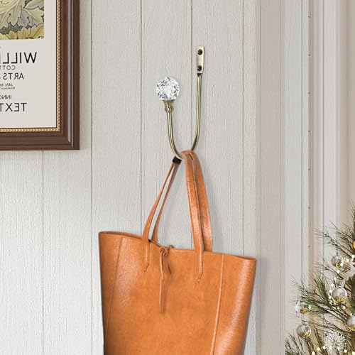 Groleca U Shaped Metal Curtain Holdbacks, Curtain Tiebacks, Antique Brass - color: Antique Brass