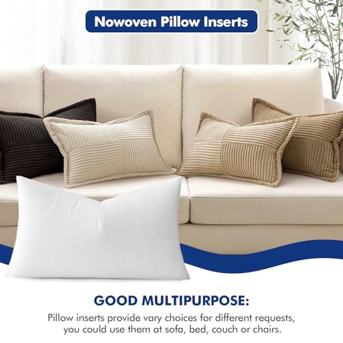 MIULEE Pillow Insert 14x36 Inch Decorative Rectangle Throw Pillow Inserts - size: 14x36 Inch
