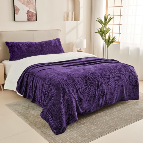SOCHOW Body Pillow Cover 21x54 Inches with Zipper, 1 Pack, Aubergine - color: Aubergine, size: 54" x 21" (Pack of 1)