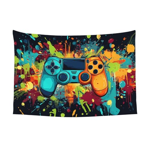 mutakin Game Tapestry Wall Hanging Aesthetic For Bedroom Living Room Dorm (Game) - color: Game