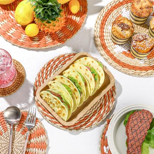 Tatuo 11 Pcs Boho Wall Basket Decor Woven Wall Hanging Art, Delicate - style: Delicate