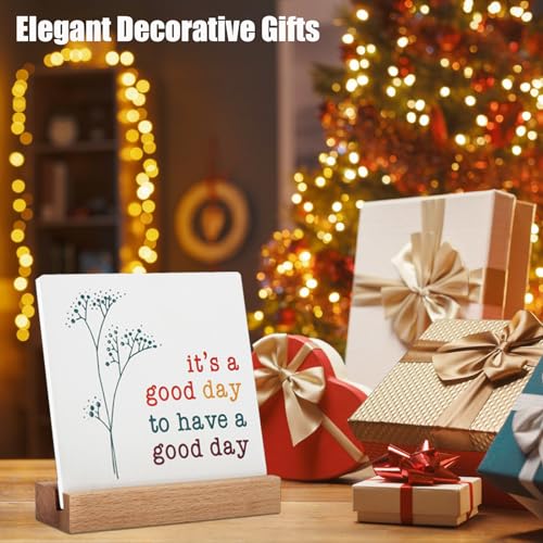 Positive Decor for Home Office, Motivational Gifts for Women, It's a Good Day Sign Inspirational Desk Art Decor, Emotion cheerful Support Mindset Good Vibes Decoration - style: It's a Good Day