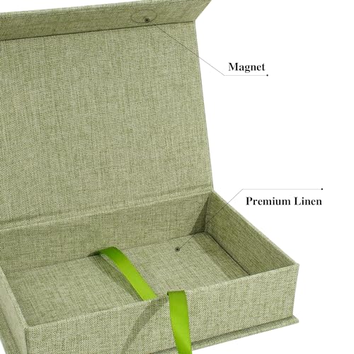 Photo Storage Box 5x7, Keepsake Box - Grassgreen - color: Grassgreen, size: 5"x7"