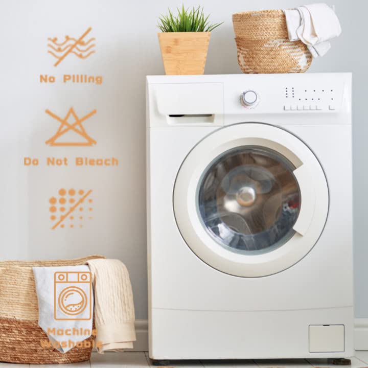 Blagic Knit Throw Blanket for Couch and Bed with Tassels,Off White, 50"x60" - color: D-beige, size: 50 × 60 in
