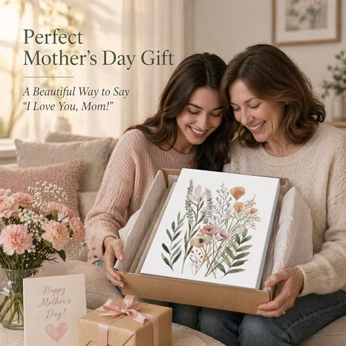 CHTEXA Watercolor Botanical Canvas Wall Art, 3 Piece Gallery Wrapped, 16x24 - color: Colorful flowers, size: 16x24 inch