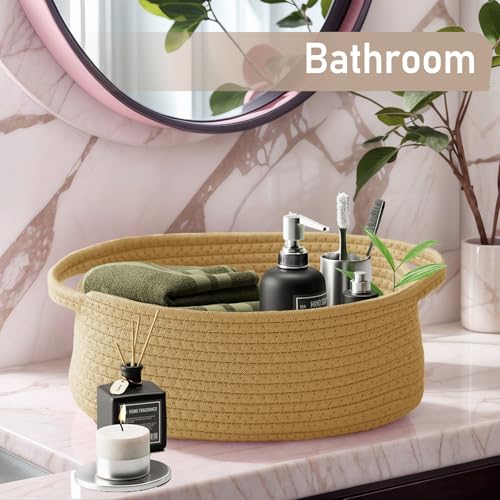 JMvicyroam Small Woven Basket, Empty Gift Basket, Jute/1 Pack - color: Jute, size: 1 Pack